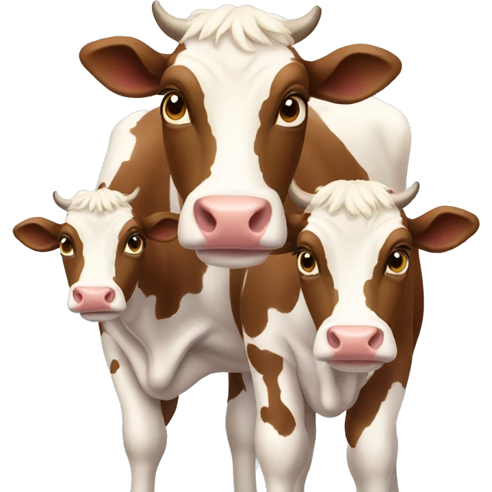 two cows emoji