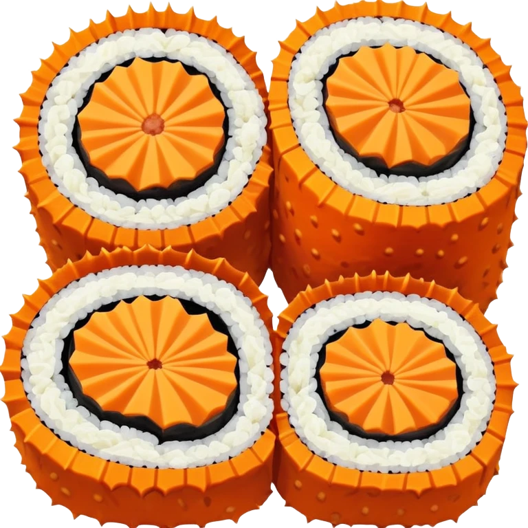 Sea urchrin sushi emoji