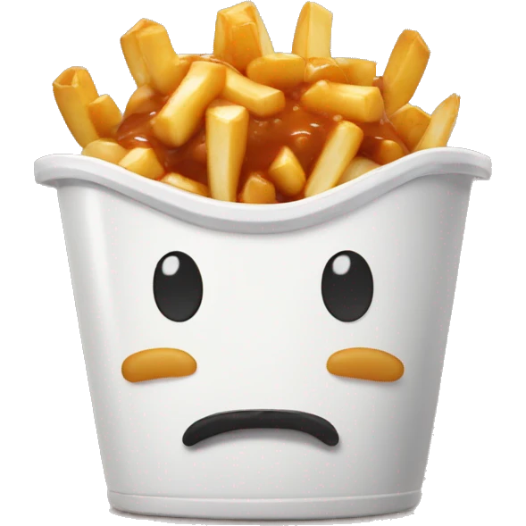 Poutine mange de la poutine emoji