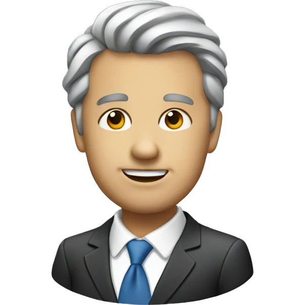 businessman's interests emoji