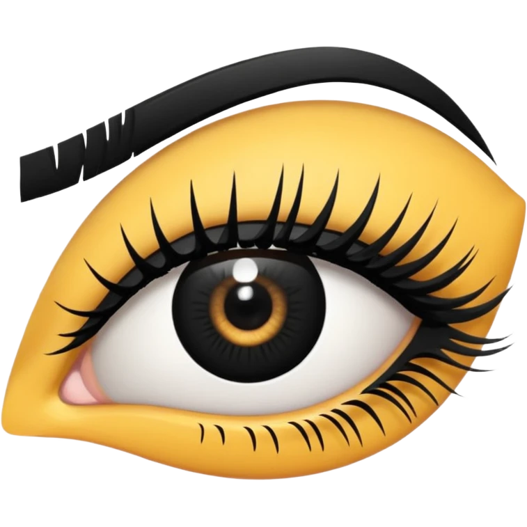 false eyelashes anime eye emoji