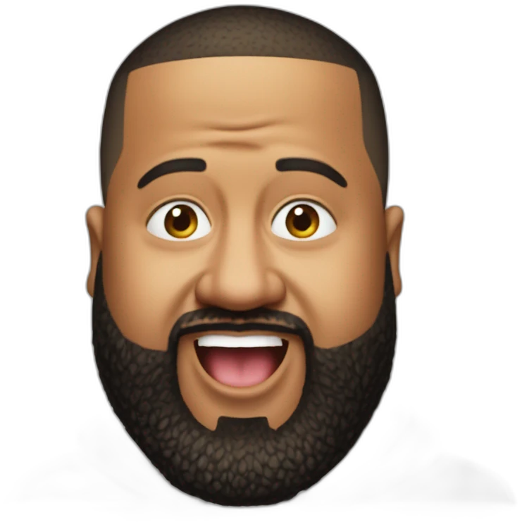 dj khaled cringing emoji