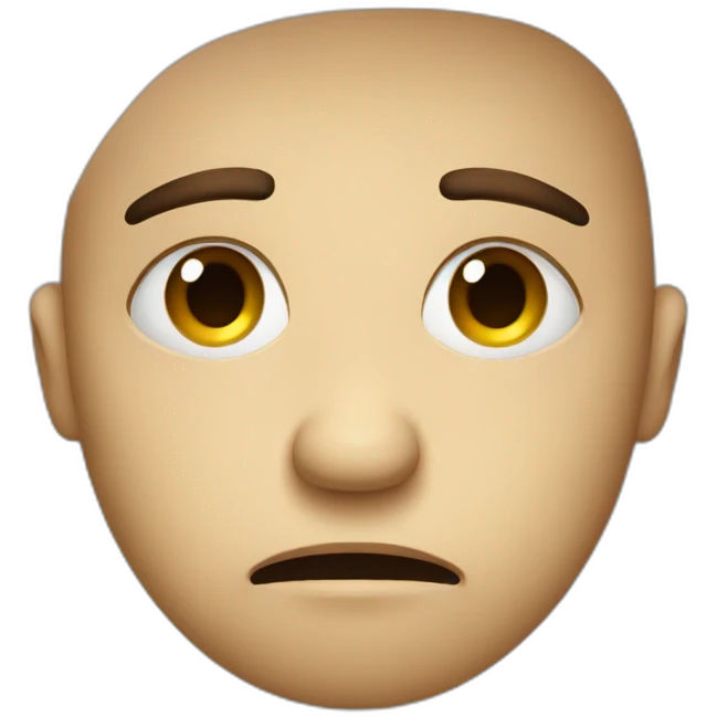 Sad person emoji