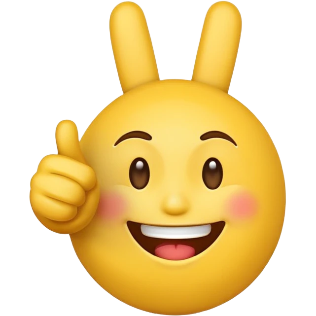A smiling emoji pointing the middle finger  emoji