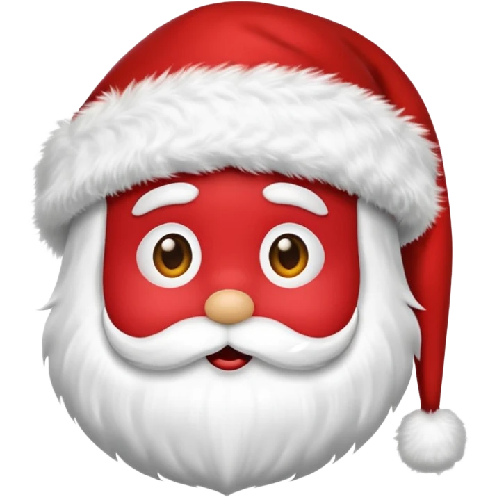 A cute Santa hat with no santa emoji