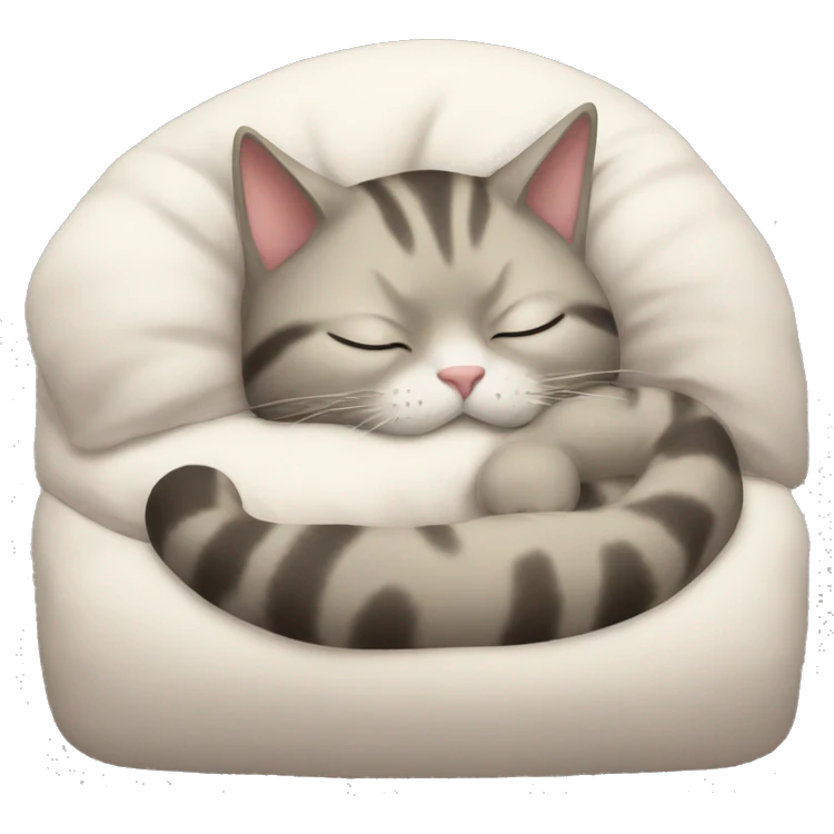 Cat sleep emoji