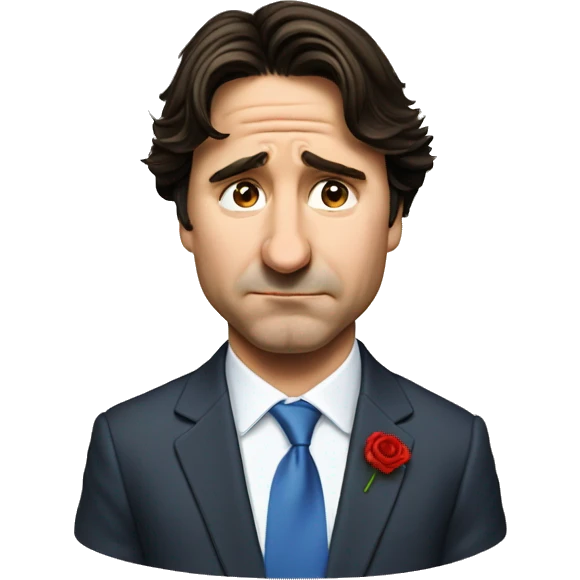 Justin Trudeau crying emoji