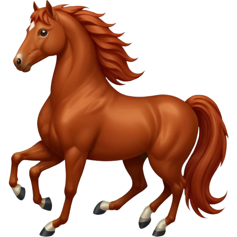 Red horse emoji