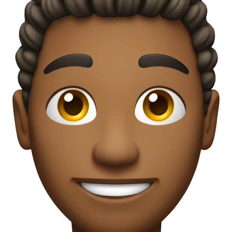 male looking at viewer outdoors with cornrows  emoji