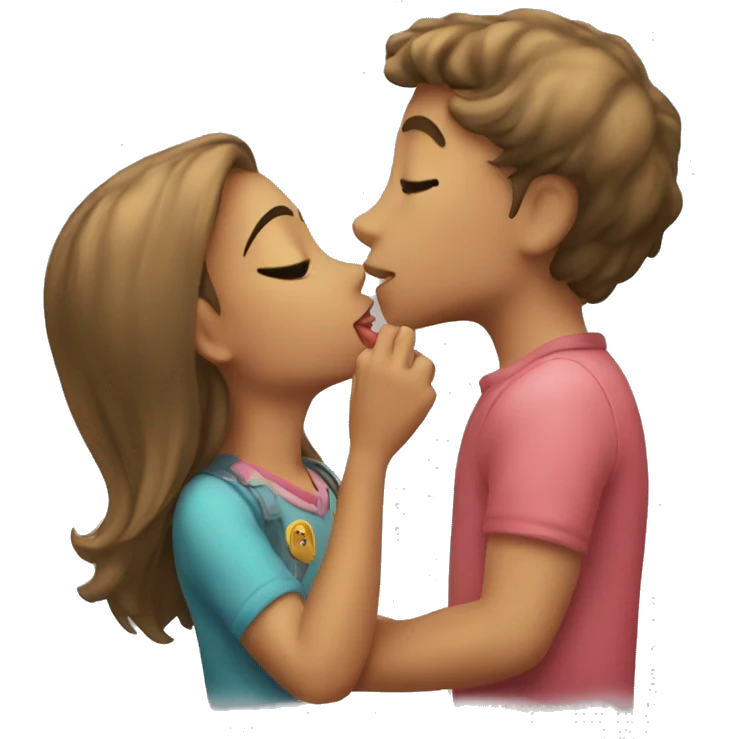 kisses from the girl emoji