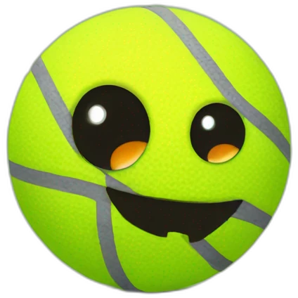 halloween tennis ball emoji