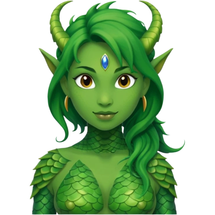 Dragon Woman naked emoji