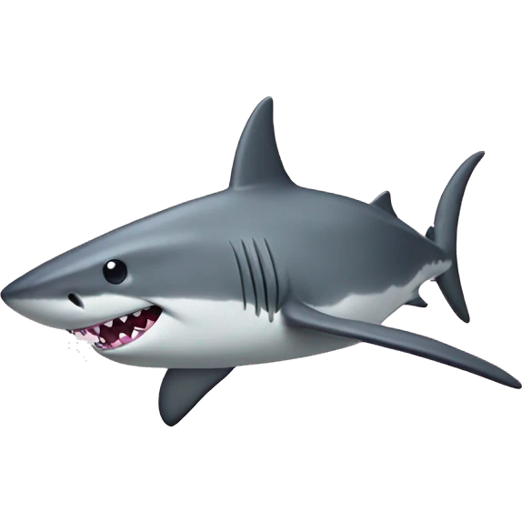 Shark with a pink tutu  emoji