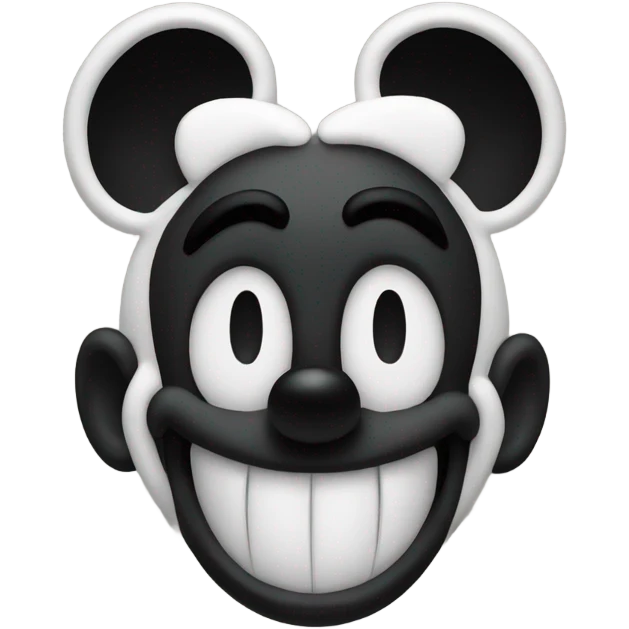 Evil Mickey Mouse emoji
