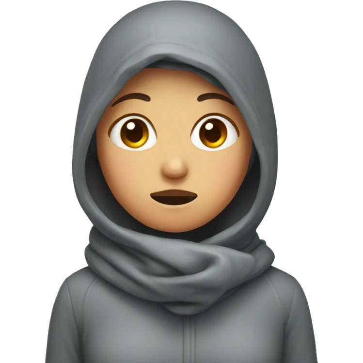 girl getting cold  emoji