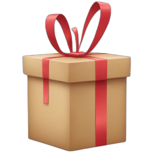 gift box head emoji