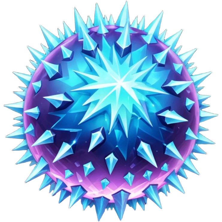 Crystal Planet – surface covered in glowing crystals emoji