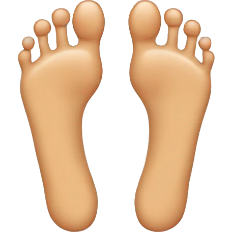 foot with 100 toes emoji