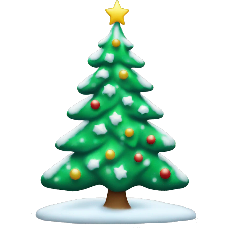 White christmas tree emoji