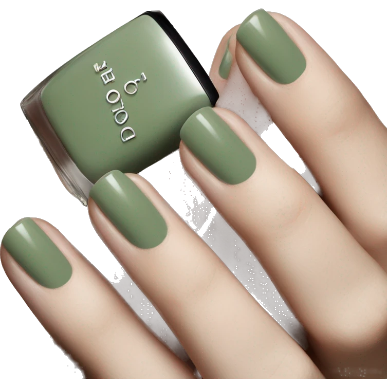 Dior nail polish sage Green  emoji