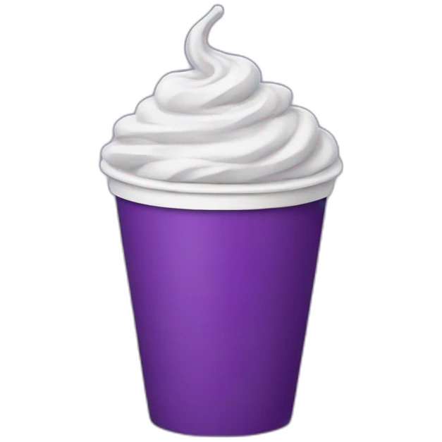 Purple cup emoji