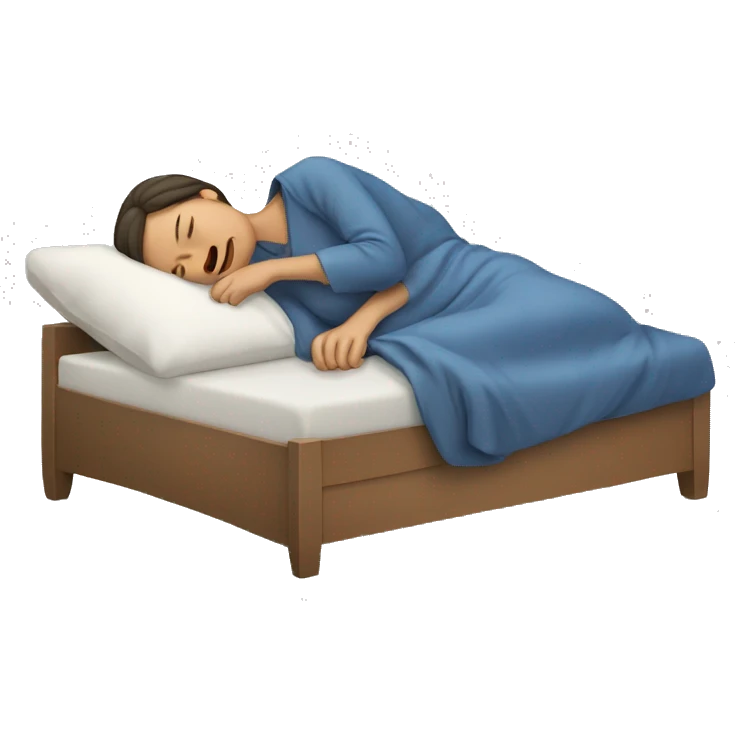 snoring woman. emoji