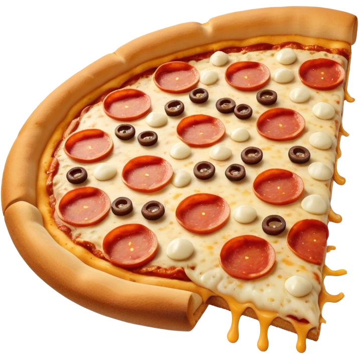 a whole pizza with a smiling face emoji