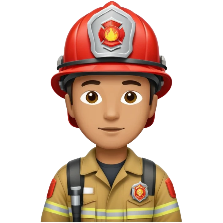 man firefighter emoji