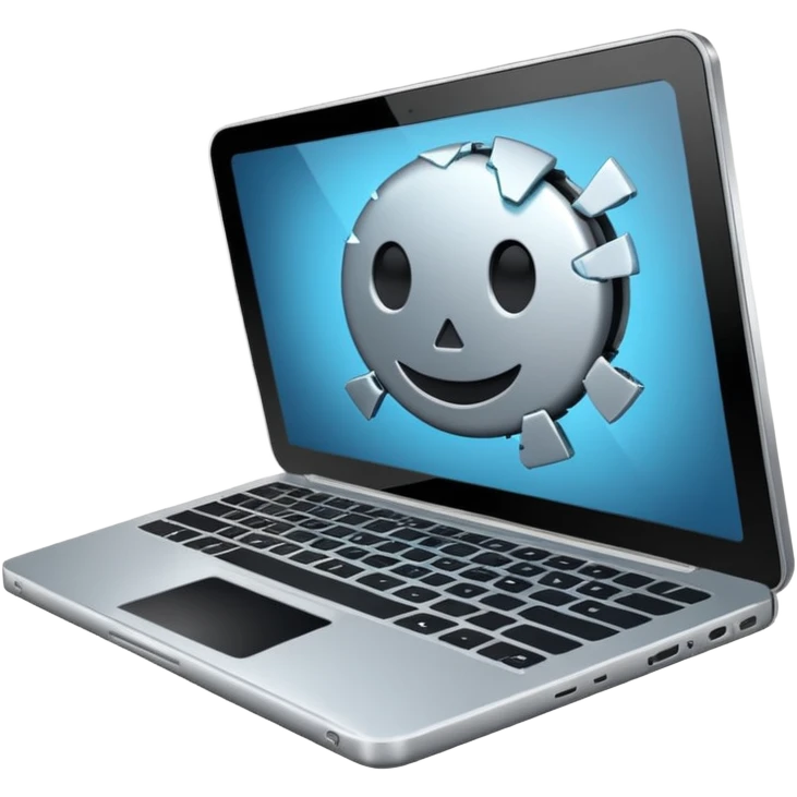 Throw laptop out of building emoji emoji