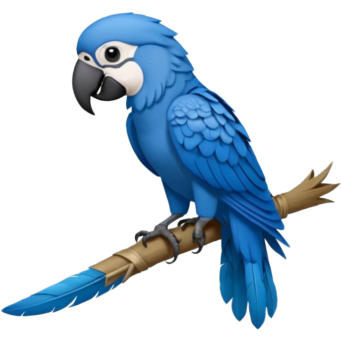Blue Spix Macaw Prussian emoji
