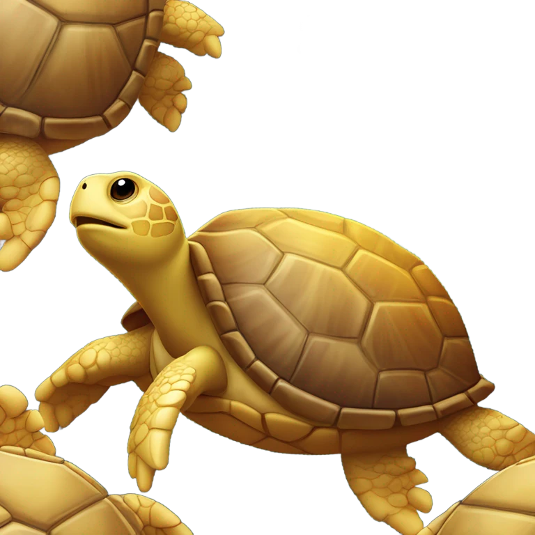 Sun god turtle emoji