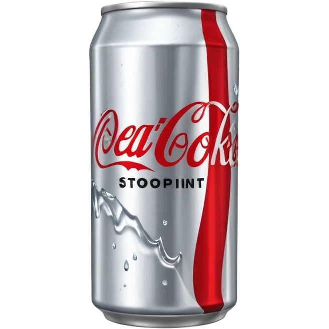 Razor blade in front of a Diet Coke  emoji