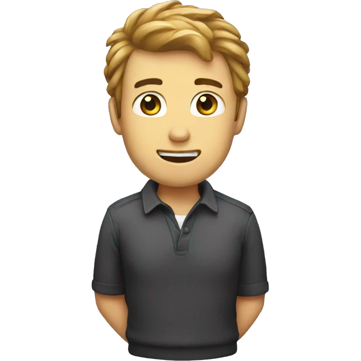 awkward emoji, guy pulling his collar emoji