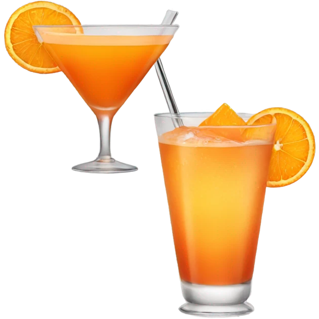Orange cocktail emoji