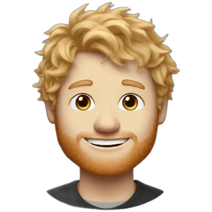 Blond ed sheeran emoji