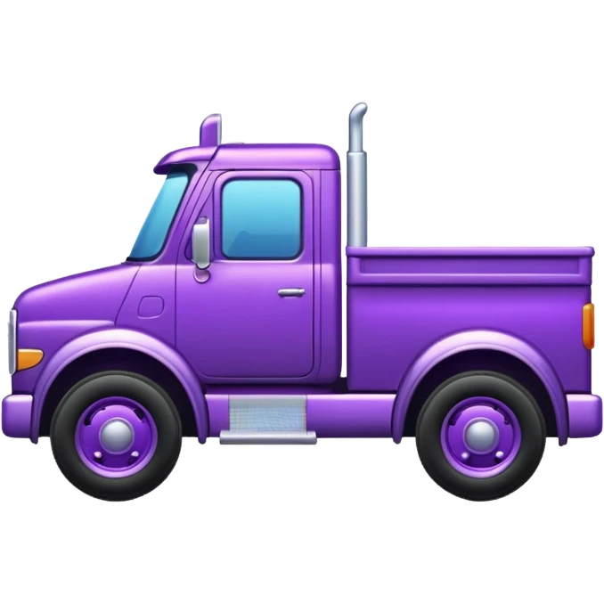purple truck emoji