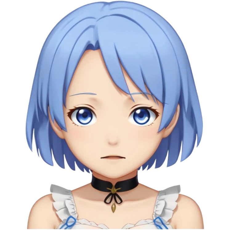 Rem from ReZero ahegao emoji
