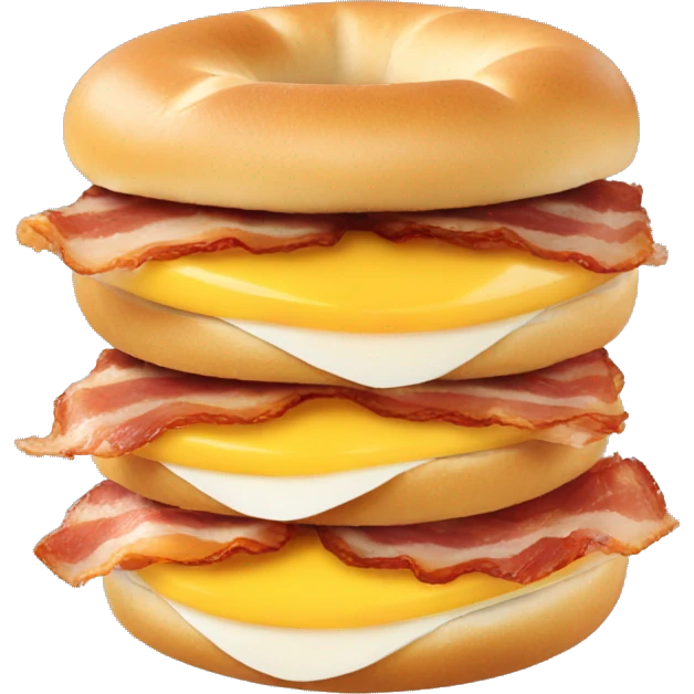 bacon egg and cheese bagel emoji