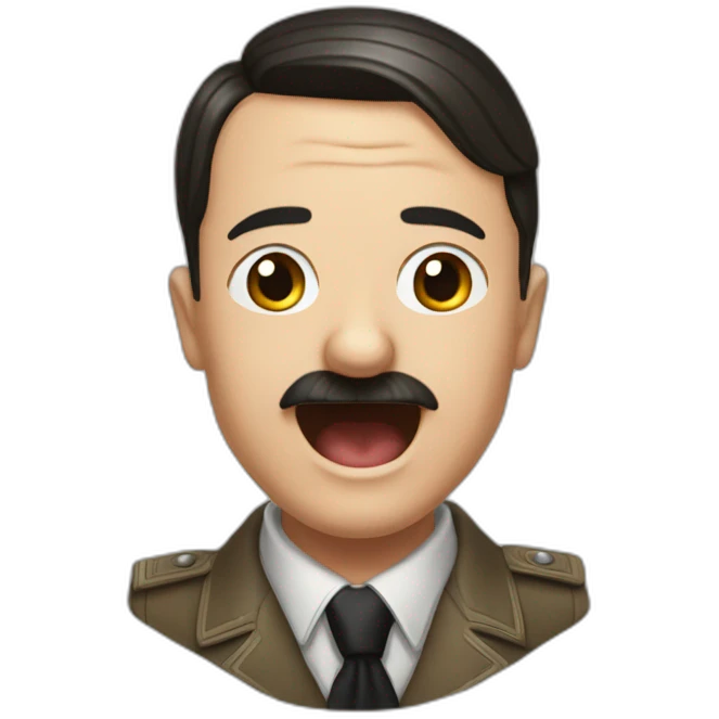 Hitler qui pleure de rire emoji