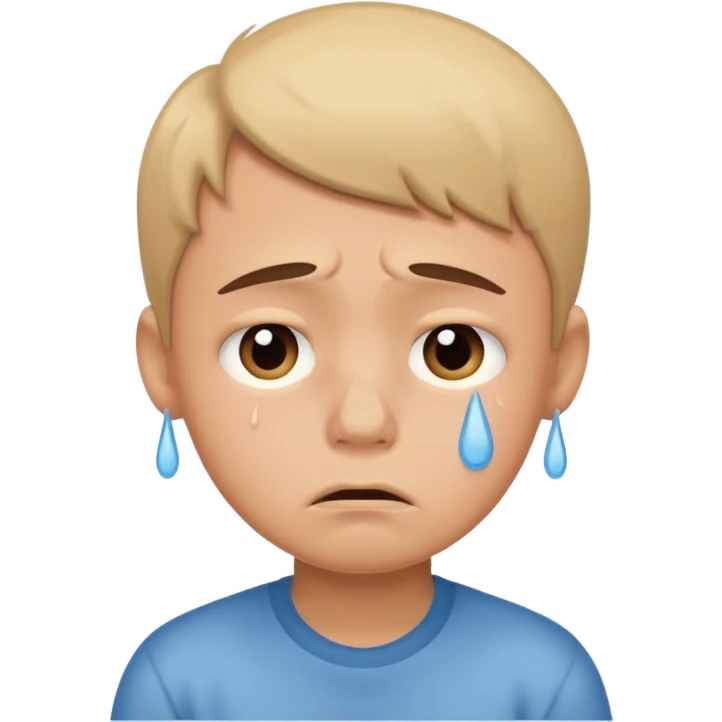sad boy cartoon face expression emoji