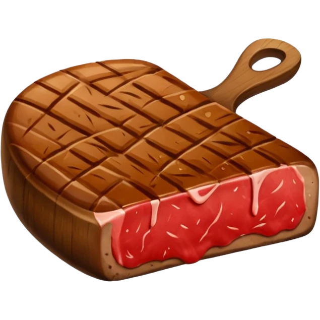 de a viande un steak emoji