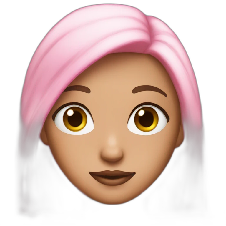 pink princess black eye birthday emoji