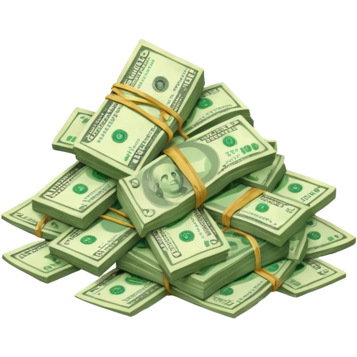 Falling value of the dollar emoji