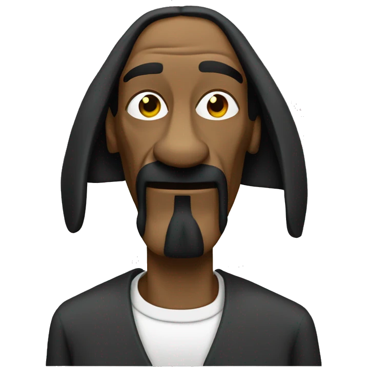 snoop dog with a blunt emoji