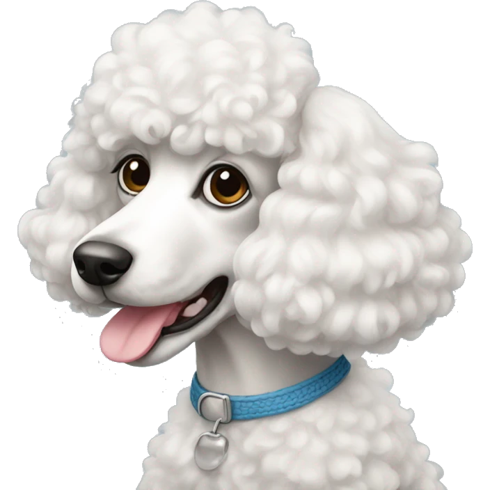 French poodle emoji