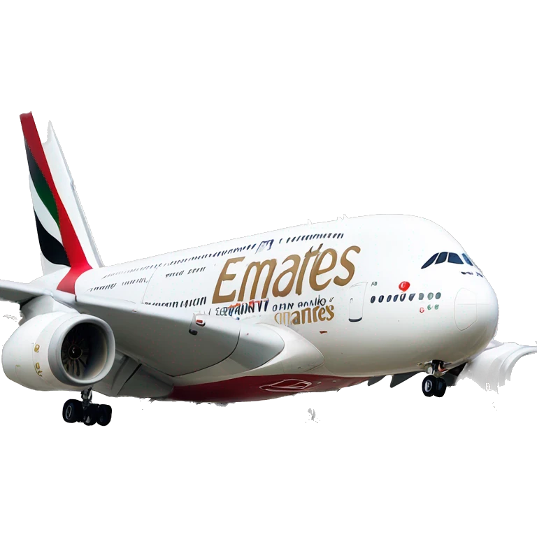 A380 plane emirates  emoji