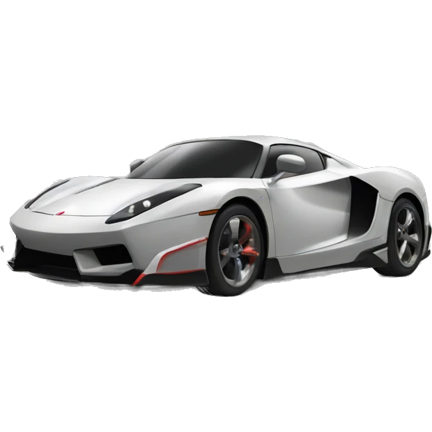 A suoer cool supercar emoji