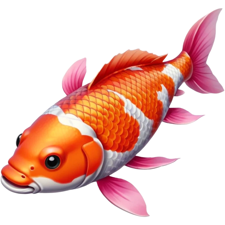 peixe koi rosa emoji