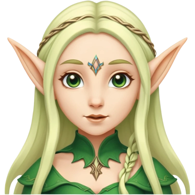 Female elf  emoji
