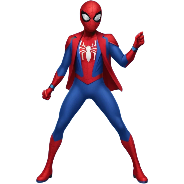 Spider-Man lighting fireworks emoji